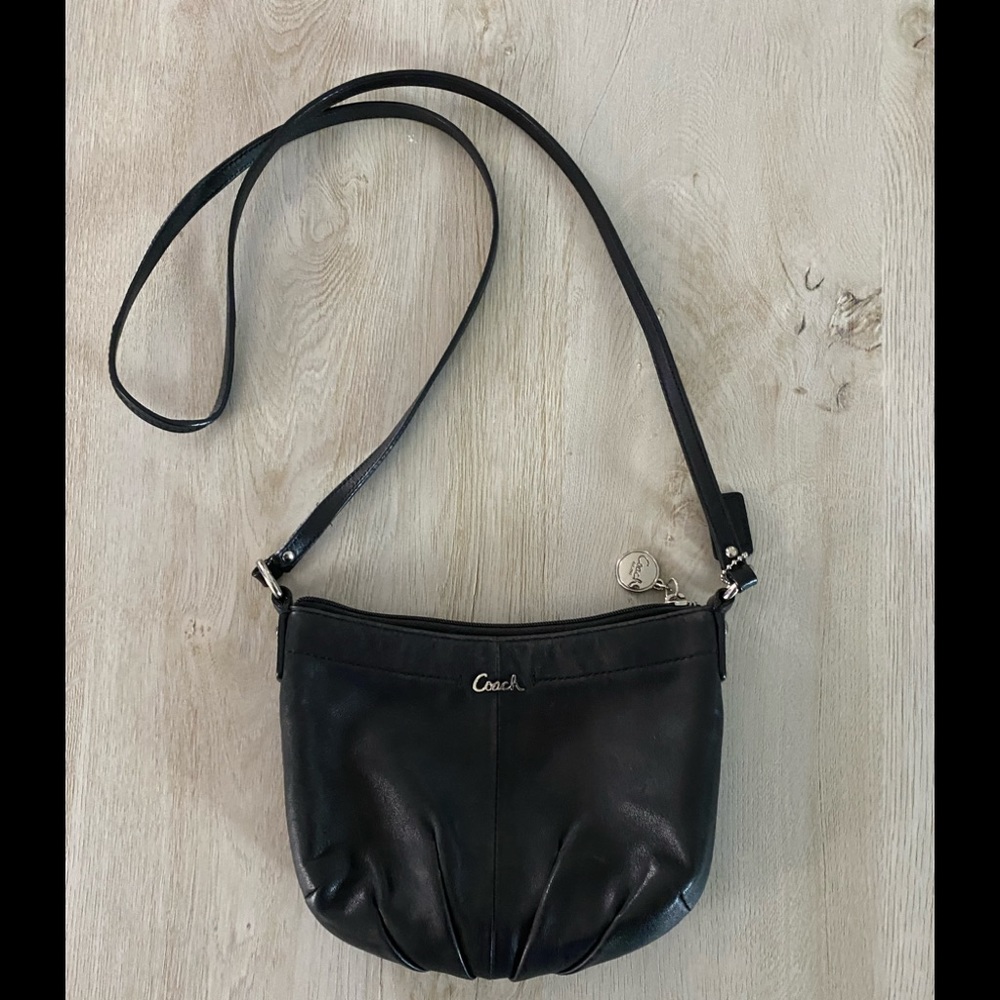 2 compartment Coach crossbody bag